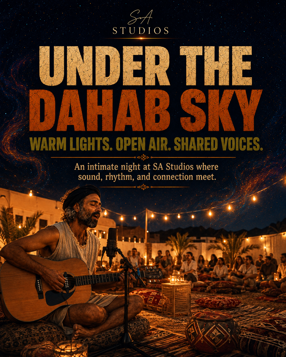 SA Studios Dahab evening atmosphere