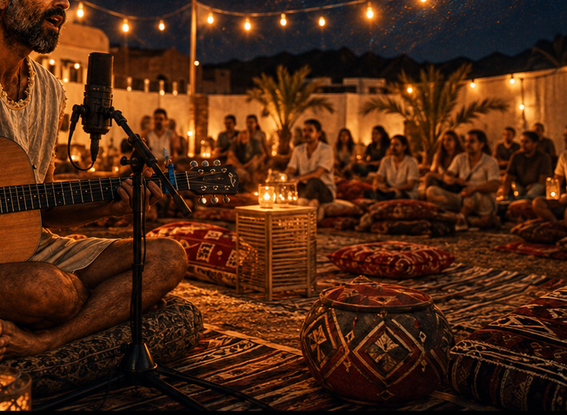 Gathering atmosphere at SA Studios Dahab